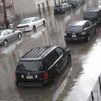          Morning After, Looking Down Our Street
   