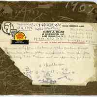          reverse, view 1, with letterhead in place as found
   