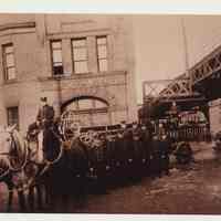 Photo of Hoboken Fire Department Truck No. 2, Hoboken, no date, ca. 1910.