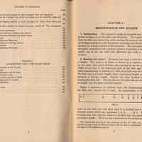          pp 2-3: table of contents; Chapter I
   