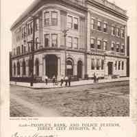 Postcard: Police, Jersey City, NJ