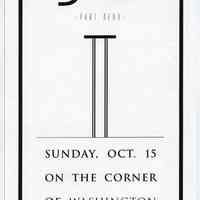 Signs, 50, for gate, yard, sidewalk or moving sales, various places in Hoboken, various dates in 1995.