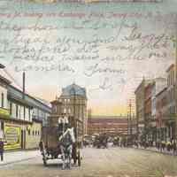 Postcard: Montgomery St., Jersey City, NJ