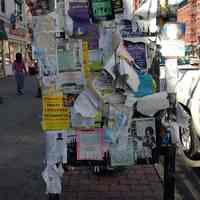 Three digital images: street sign board on west side of Washington Street, south of Second St., Hoboken, April 20, 2006.