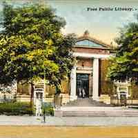 Postcard: Public Library, Kearny, NJ