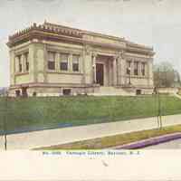 Postcard: Carnegie Library, Bayonne, NJ