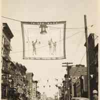          Digital image of B+W photograph of Monroe Street looking north from Fifth Street, Hoboken, no date, ca. 1942-1945. picture number 2
   