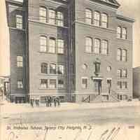 Postcard: St. Nicholas School, Jersey City Heights, NJ