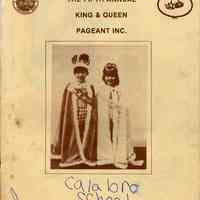 Program: The Fifth Annual King & Queen Pageant Inc. Hoboken, April 1, 1979.