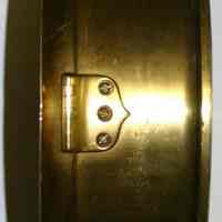          side view, bezel hinge
   