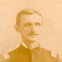 Digital image of photo of Julius Durstewitz in mililtary uniform,,no place (probably Hoboken), no date, circa late 1910-1920.