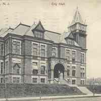 Postcard: City Hall, Bayonne, NJ