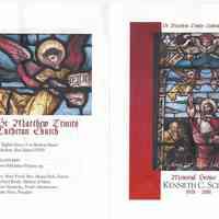 Program: Memorial Service for Kenneth C. Schultz, 1938-2006.