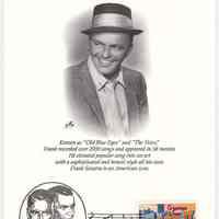 Postal cachet: Francis Albert Sinatra, 