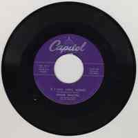 Sinatra record: If I Had Three Wishes; Learning the Blues.