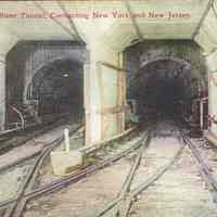 Postcard: Railroad, Hoboken, NJ