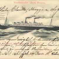 Postcard: Norddeutscher-Lloyd, Hoboken, NJ