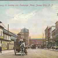 Postcard: Montgomery St., Jersey City, NJ