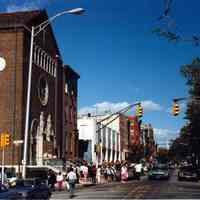 Color photo of Saints Peter & Paul Roman Catholic Church, Hudson Street at 4th Street, Hoboken, no date, ca. 1975.