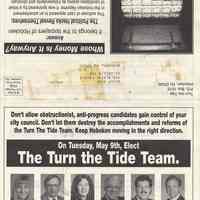 The Turn the Tide Team, On Tuesday, May 9th [1995], Elect. Hoboken City Council race.