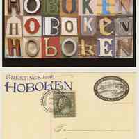 Postcard: Hoboken Signs. Photographs copyright 2008 Charles Sykes. Published by HHM, 2008.