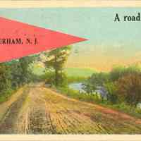 Postcard: A Road near, New Durham, NJ