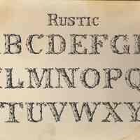          leaf 7 Rustic lettering
   