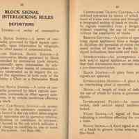          pp 88-89: Block Signals & Interlocking Rules; Definitions
   