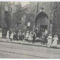 Announcement card: Trinity Church School, 1914-1915. (Hoboken, August-September 1914.)