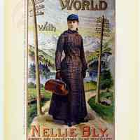          pg [58]: 49. First Woman around the World 1889;  illus. Nellie Bly poster
   