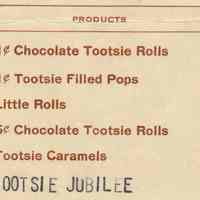          detail of pre-printed products
   