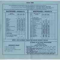          1: interior, schedule, Effective Oct. 30, 1960
   