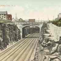 Postcard: Erie RR, Jersey City, NJ