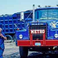          Slides: 26 color transparencies of vehicles; Metro Disposal Service trucks, Kearny, N.J., ca. 1985. picture number 26
   