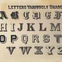          leaf 8 Letters Variously Shaded (lettering)
   