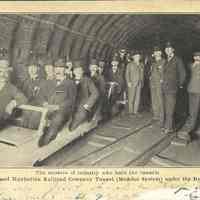 Postcard: Railroad, Hoboken, NJ