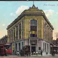 Postcard: Five Corners, Jersey City, NJ