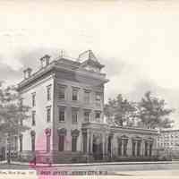 Postcard: Post Office, Jersey City, NJ