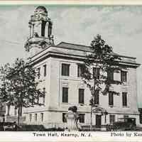 Postcard: Town Hall, Kearny, NJ