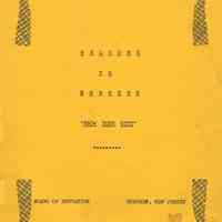 Welcome to Hoboken. "Know Your City." Board of Education, Hoboken, N.J. [1969.]