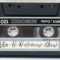 Tape Cassette, Frank Sinatra : Non commercial recording. Titled " Wm. B. Williams Show."