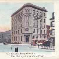 Color Postcard: Hudson Trust Building., Hoboken, NJ, 1905