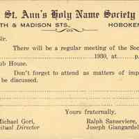 B+W Postcard: St. Ann