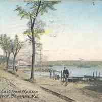 Postcard: West First Street, Bayonne, NJ