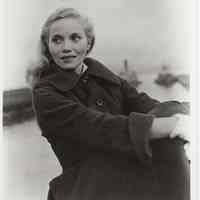 B+W publicity photo of Eva Marie Saint as Edie Doyle in film "On the Waterfront," Hoboken, no date, ca. 1953-1954.