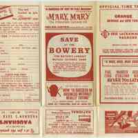 Timetables, 2: Erie Lackawanna Railroad, between various stations & New York (Hoboken), Eff. Oct. 27, 1963.