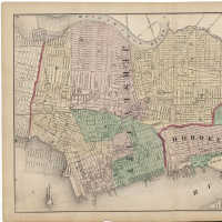          Map: Cities of Hoboken & Jersey City, Townships of West Hoboken & Weehawken & Town of Union. From: F.W. Beers' Atlas of New Jersey, 1872 or 1876 printing. picture number 6
   