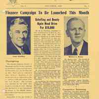 Newsletter: Community Y News, Hoboken N.J. Vol. 6, Nos. 2 & # [2nd Series], Nov. 1950; Jan. 1951. Hoboken YMCA.