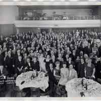 B+W panoramic group photo: Testimonial Dinner Tendered to Marty Veth, Union Club (Hoboken), March 17, 1962.