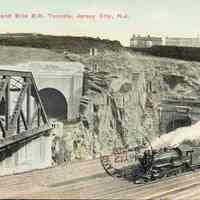 Postcard: Erie Lackwannna RR, Jersey City, NJ